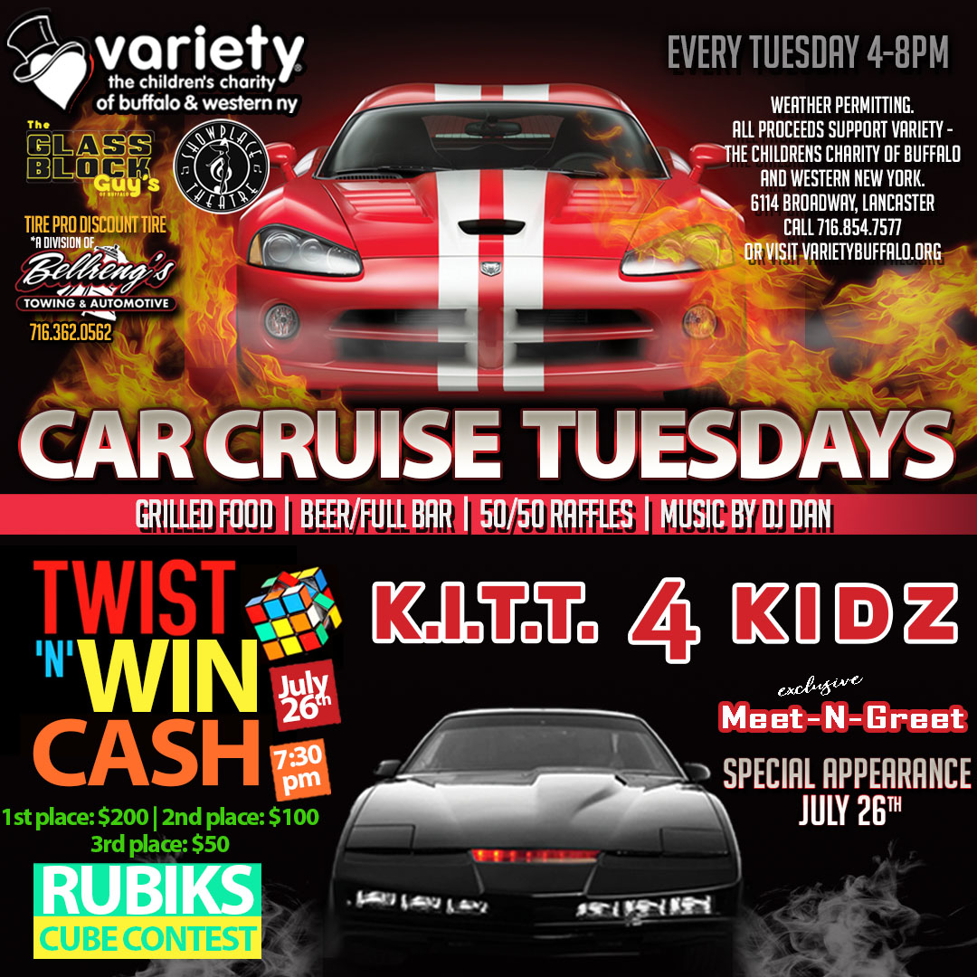 Cruise Night With “KITT 4 Kidz” Meet & Greet With KITT From TV Series Knight Rider!