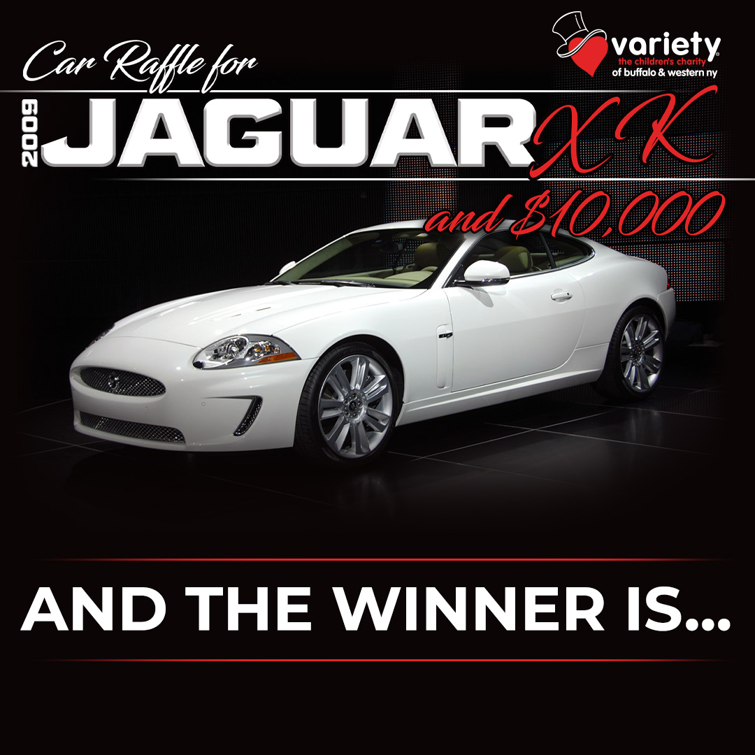 And, the winner of the <BR>2009 Jaguar XK and $10,000 is…