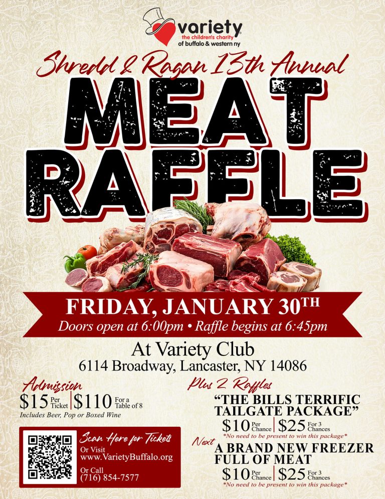 Buffalo Raffle Shredd & Ragan's 13th Annual Meat Raffle - Variety Club of Buffalo and ...