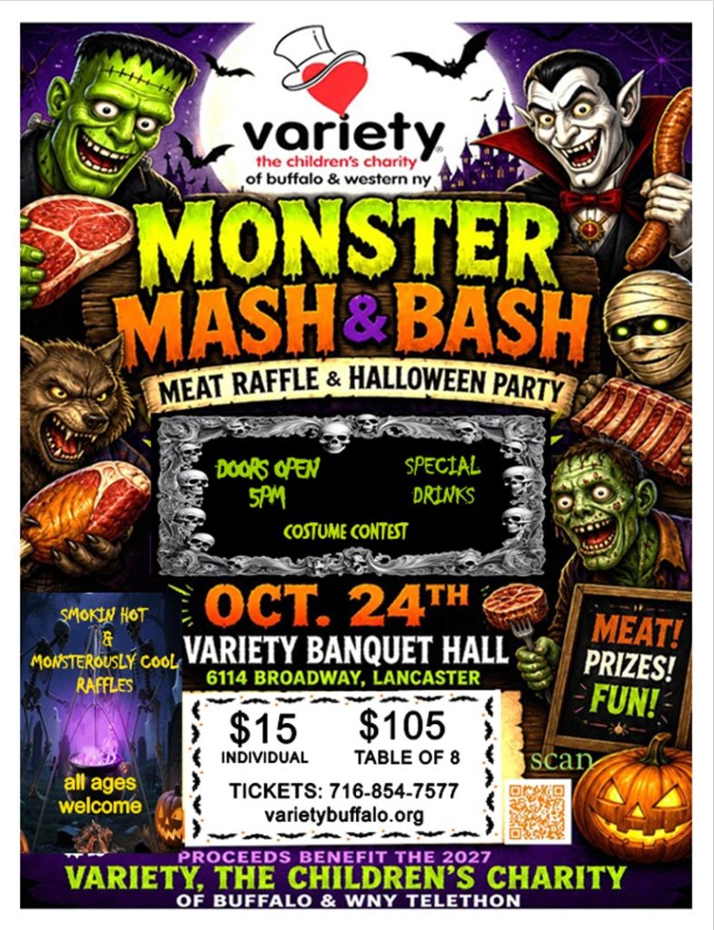Monster Mash & Bash Meat Raffle/ Halloween Party 