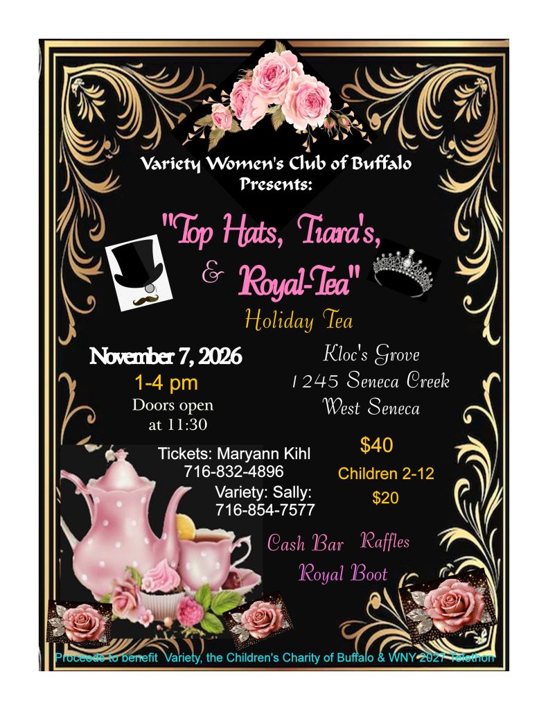 The 14th Annual Holiday Tea: “Top Hats, Tiara’s, & Royal-Tea”
