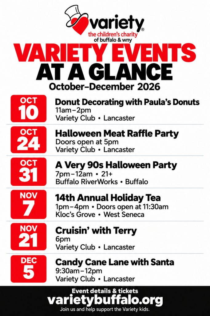 Variety Events At A Glance